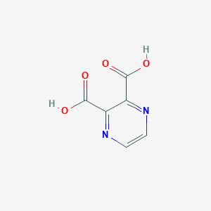molecular formula C6H4N2O4 B051412 2,3-Pyrazinedicarboxylic acid CAS No. 89-01-0