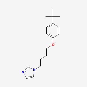 molecular formula C17H24N2O B5141203 1-[4-(4-tert-butylphenoxy)butyl]-1H-imidazole 