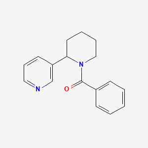 3-(1-benzoyl-2-piperidinyl)pyridine