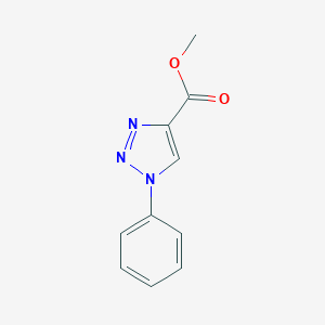 molecular formula C10H9N3O2 B514133 methyl 1-phenyl-1H-1,2,3-triazole-4-carboxylate CAS No. 4915-95-1