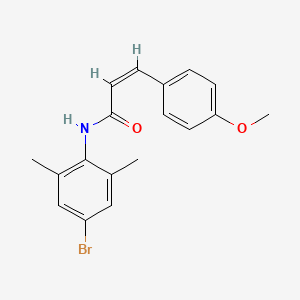 molecular formula C18H18BrNO2 B5141520 N-(4-bromo-2,6-dimethylphenyl)-3-(4-methoxyphenyl)acrylamide 