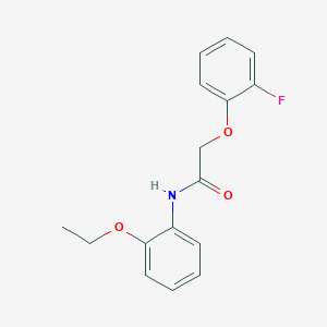 molecular formula C16H16FNO3 B5141664 N-(2-ethoxyphenyl)-2-(2-fluorophenoxy)acetamide 