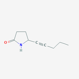 B051418 5-Pent-1-ynylpyrrolidin-2-one CAS No. 122123-78-8