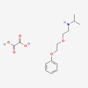 molecular formula C15H23NO6 B5141814 N-[2-(2-phenoxyethoxy)ethyl]-2-propanamine oxalate 