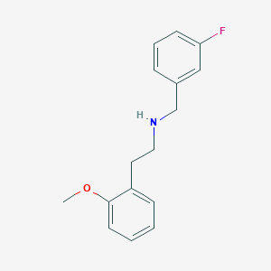 molecular formula C16H18FNO B5141942 (3-fluorobenzyl)[2-(2-methoxyphenyl)ethyl]amine 