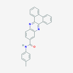 molecular formula C28H19N3O B5141992 N-(4-methylphenyl)dibenzo[a,c]phenazine-11-carboxamide 