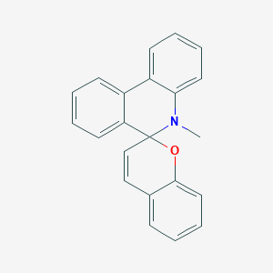molecular formula C22H17NO B5142046 5'-甲基-5'H-螺[色烯-2,6'-菲咯啉] 