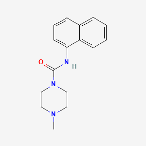molecular formula C16H19N3O B5142050 4-methyl-N-1-naphthyl-1-piperazinecarboxamide CAS No. 6266-76-8
