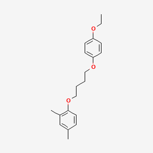 molecular formula C20H26O3 B5142069 1-[4-(4-ethoxyphenoxy)butoxy]-2,4-dimethylbenzene 