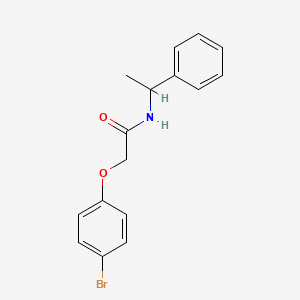 2-(4-bromophenoxy)-N-(1-phenylethyl)acetamide