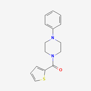 molecular formula C15H16N2OS B5142162 1-phenyl-4-(2-thienylcarbonyl)piperazine 