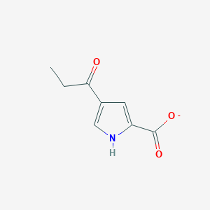 B051424 4-Propionyl-1H-pyrrole-2-carboxylic acid CAS No. 111468-94-1