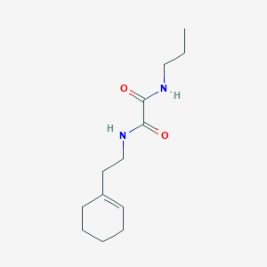 molecular formula C13H22N2O2 B5142468 N-[2-(1-cyclohexen-1-yl)ethyl]-N'-propylethanediamide 