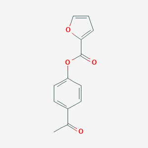 molecular formula C13H10O4 B514269 4-乙酰苯基呋喃-2-甲酸酯 CAS No. 75742-02-8