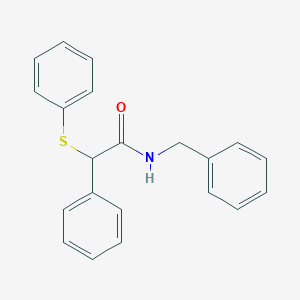 molecular formula C21H19NOS B5142723 N-benzyl-2-phenyl-2-(phenylthio)acetamide 