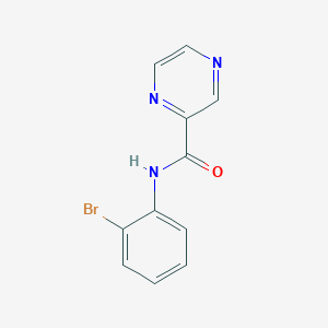 molecular formula C11H8BrN3O B5142864 N-(2-bromophenyl)-2-pyrazinecarboxamide 