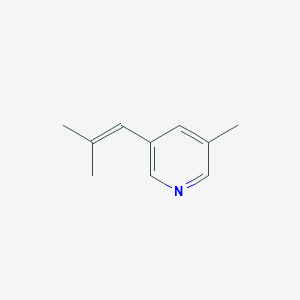 Pyridine, 3-methyl-5-(2-methyl-1-propenyl)-(9CI)