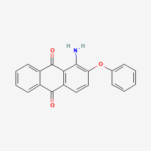 molecular formula C20H13NO3 B5142996 1-amino-2-phenoxyanthra-9,10-quinone 