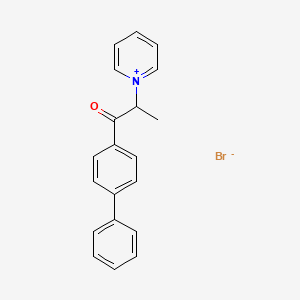 molecular formula C20H18BrNO B5143004 1-[2-(4-biphenylyl)-1-methyl-2-oxoethyl]pyridinium bromide 