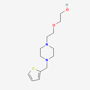 molecular formula C13H22N2O2S B5143010 2-{2-[4-(2-thienylmethyl)-1-piperazinyl]ethoxy}ethanol 