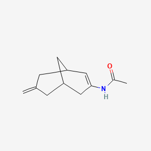 molecular formula C12H17NO B5143139 N-(7-methylenebicyclo[3.3.1]non-2-en-3-yl)acetamide 