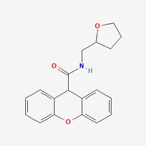 molecular formula C19H19NO3 B5143252 N-(tetrahydro-2-furanylmethyl)-9H-xanthene-9-carboxamide 