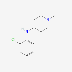 molecular formula C12H17ClN2 B5143466 N-(2-chlorophenyl)-1-methyl-4-piperidinamine 