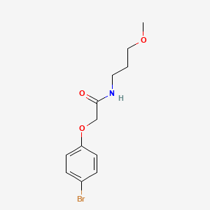 molecular formula C12H16BrNO3 B5143574 2-(4-bromophenoxy)-N-(3-methoxypropyl)acetamide 