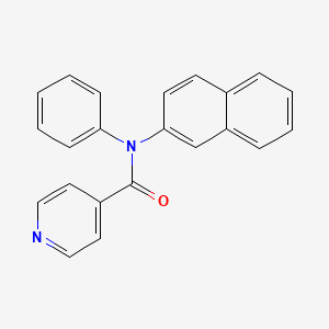 molecular formula C22H16N2O B5143705 N-2-naphthyl-N-phenylisonicotinamide 