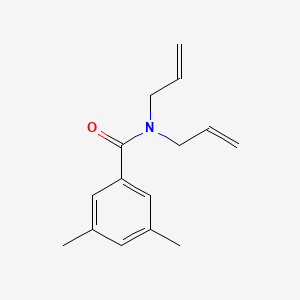 molecular formula C15H19NO B5143730 N,N-diallyl-3,5-dimethylbenzamide 