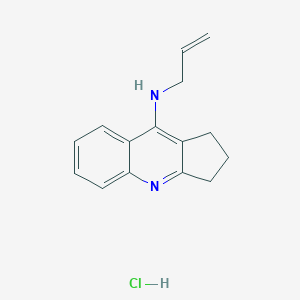 molecular formula C15H17ClN2 B5143753 N-allyl-2,3-dihydro-1H-cyclopenta[b]quinolin-9-amine hydrochloride 