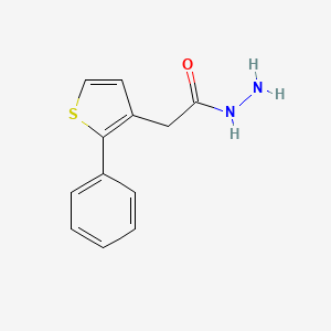 molecular formula C12H12N2OS B5143915 2-(2-phenyl-3-thienyl)acetohydrazide 