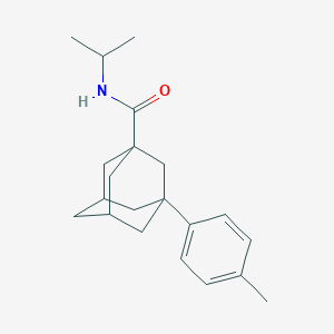 molecular formula C21H29NO B5144067 N-isopropyl-3-(4-methylphenyl)-1-adamantanecarboxamide 