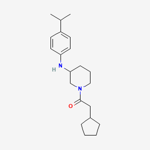 1-(cyclopentylacetyl)-N-(4-isopropylphenyl)-3-piperidinamine