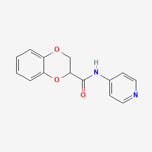 molecular formula C14H12N2O3 B5144374 N-4-pyridinyl-2,3-dihydro-1,4-benzodioxine-2-carboxamide CAS No. 5936-50-5