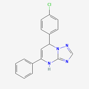 7-(4-chlorophenyl)-5-phenyl-4,7-dihydro[1,2,4]triazolo[1,5-a]pyrimidine
