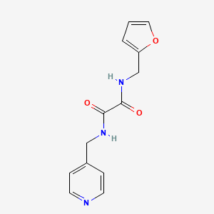 molecular formula C13H13N3O3 B5144694 N-(2-furylmethyl)-N'-(4-pyridinylmethyl)ethanediamide 