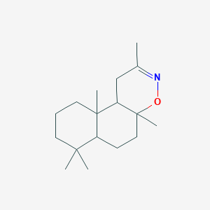 molecular formula C17H29NO B5144703 2,4a,7,7,10a-pentamethyl-4a,5,6,6a,7,8,9,10,10a,10b-decahydro-1H-naphtho[1,2-e][1,2]oxazine 