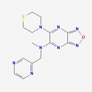 N-methyl-N-(2-pyrazinylmethyl)-6-(4-thiomorpholinyl)[1,2,5]oxadiazolo[3,4-b]pyrazin-5-amine
