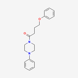 molecular formula C20H24N2O2 B5144971 1-(4-phenoxybutanoyl)-4-phenylpiperazine 