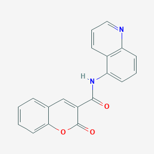 2-oxo-N-5-quinolinyl-2H-chromene-3-carboxamide
