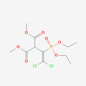molecular formula C11H17Cl2O7P B5145216 dimethyl [2,2-dichloro-1-(diethoxyphosphoryl)vinyl]malonate CAS No. 5865-76-9
