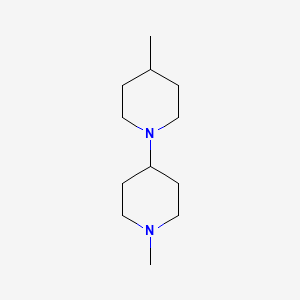 molecular formula C12H24N2 B5145273 1',4-dimethyl-1,4'-bipiperidine 