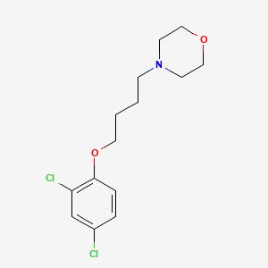 molecular formula C14H19Cl2NO2 B5145307 4-[4-(2,4-dichlorophenoxy)butyl]morpholine 