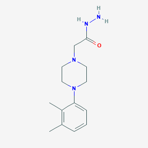 2-[4-(2,3-dimethylphenyl)-1-piperazinyl]acetohydrazide
