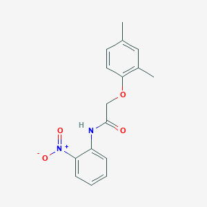 molecular formula C16H16N2O4 B5145497 2-(2,4-dimethylphenoxy)-N-(2-nitrophenyl)acetamide 