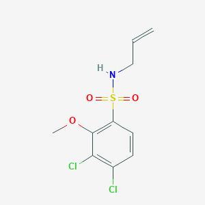 molecular formula C10H11Cl2NO3S B5145614 N-allyl-3,4-dichloro-2-methoxybenzenesulfonamide 