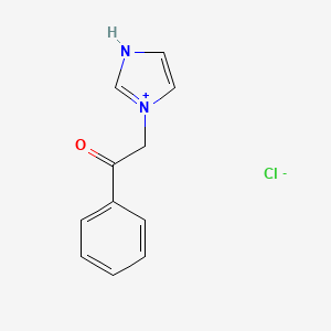 molecular formula C11H11ClN2O B5145714 2-(1H-imidazol-1-yl)-1-phenylethanone hydrochloride CAS No. 87266-36-2