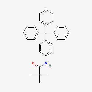 2,2-dimethyl-N-(4-tritylphenyl)propanamide
