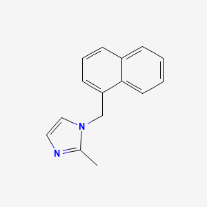 molecular formula C15H14N2 B5145798 2-methyl-1-(1-naphthylmethyl)-1H-imidazole 